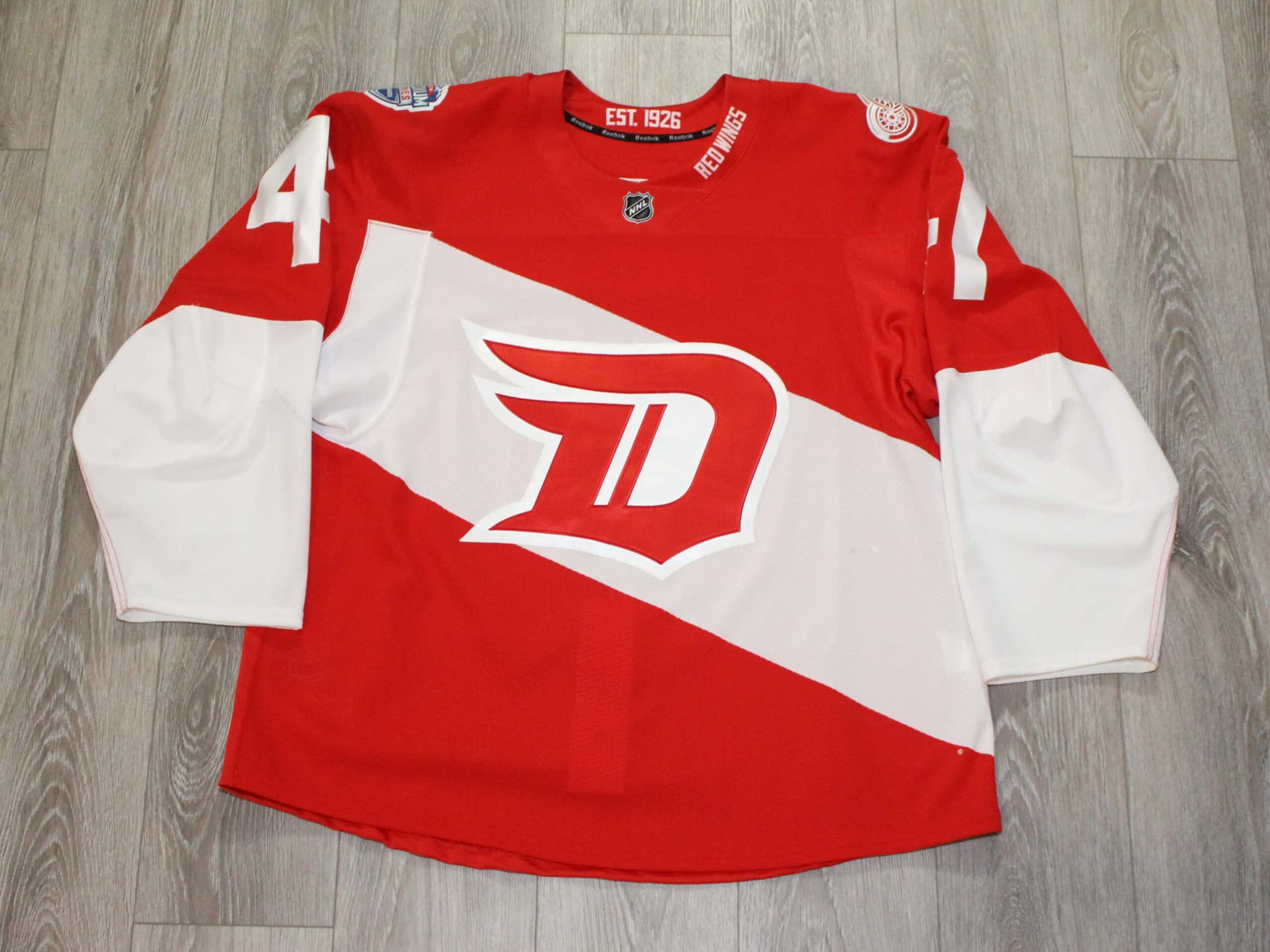 Luke Glendening 201516 Detroit Red Wings Stadium Series 2nd Period