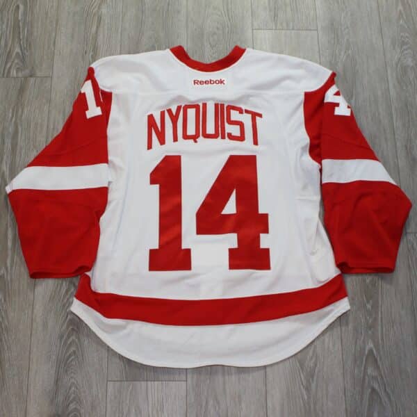 Henrik Zetterberg 2016-17 Detroit Red Wings Red Centennial Classic Practice Worn Jersey