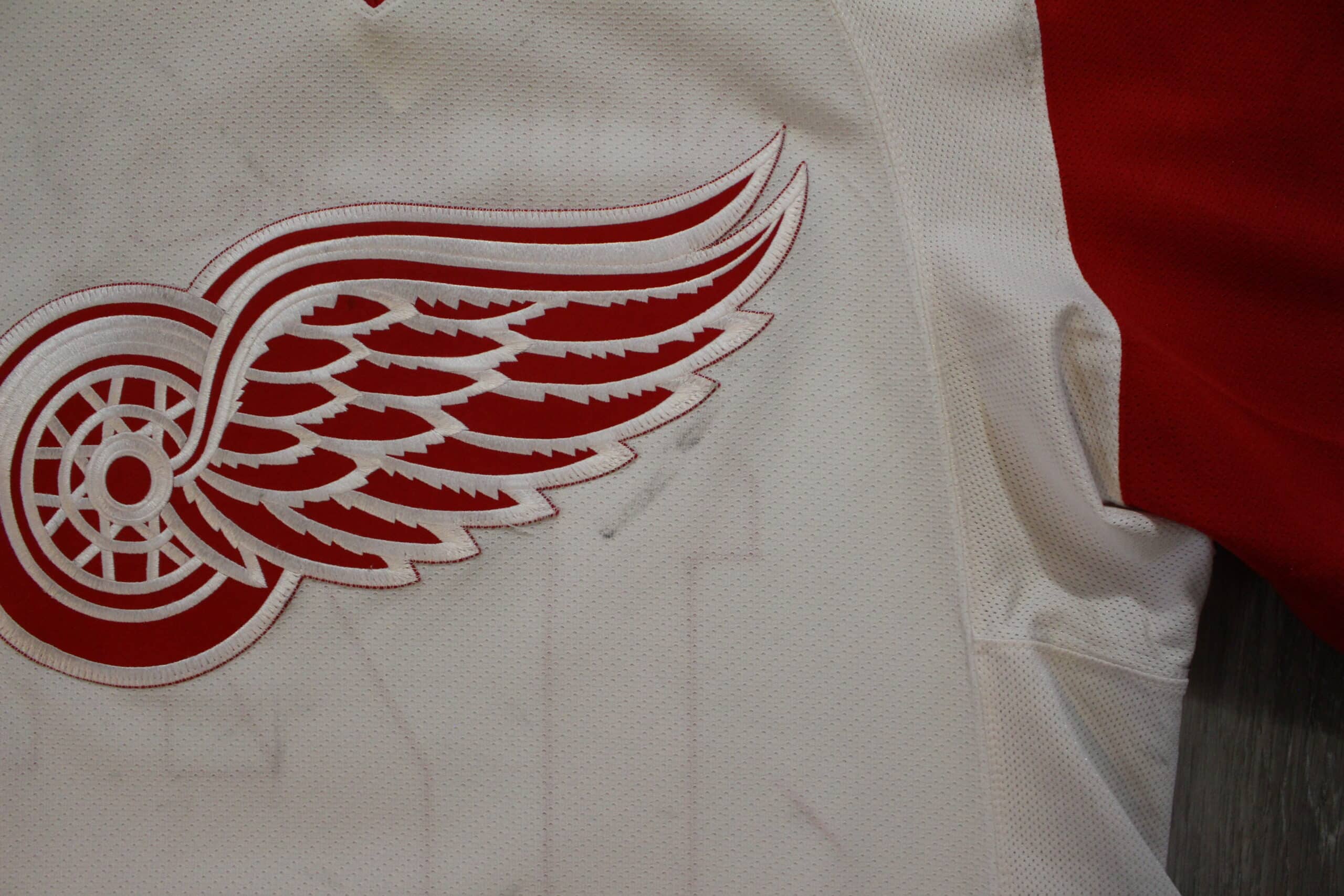 Kaden Fulcher 2021 Detroit Red Wings Reverse Retro Team Issue Jersey 