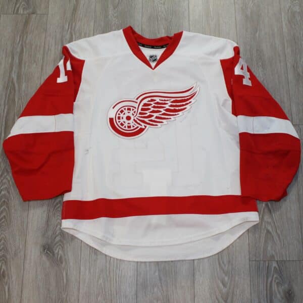 Kaden Fulcher 2021 Detroit Red Wings Reverse Retro Team Issue Jersey 