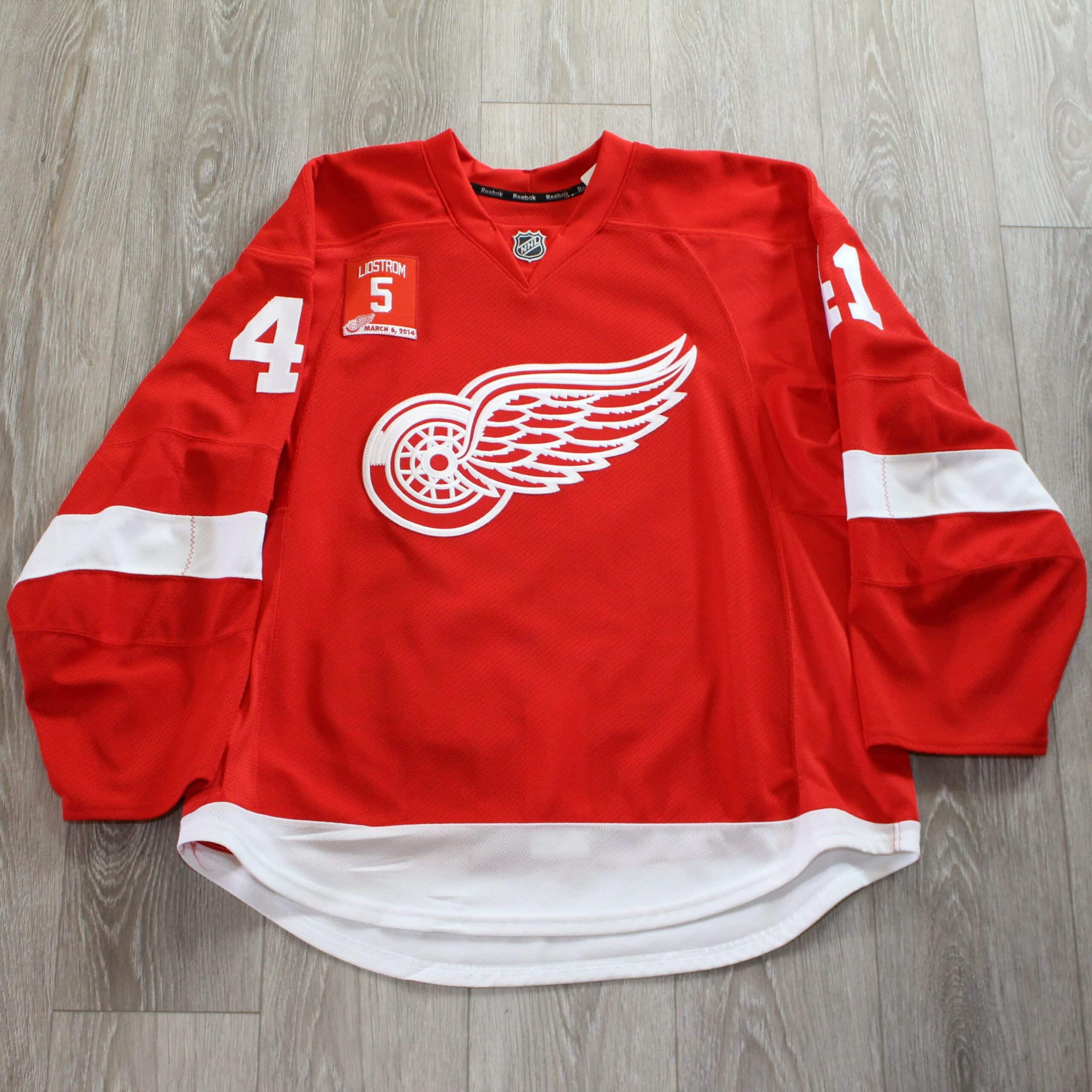 Reebok Detroit Red Wings Practice Jersey - Senior