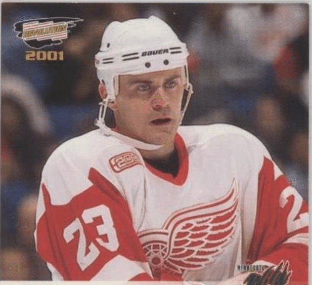 Red Wings player-worn jersey