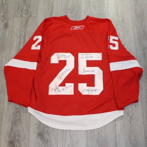 Jimmy Howard - Detroit Red Wings - 2016 NHL Stadium Series - Game-Worn  Jersey - Worn in First Period - Back-up Only - NHL Auctions