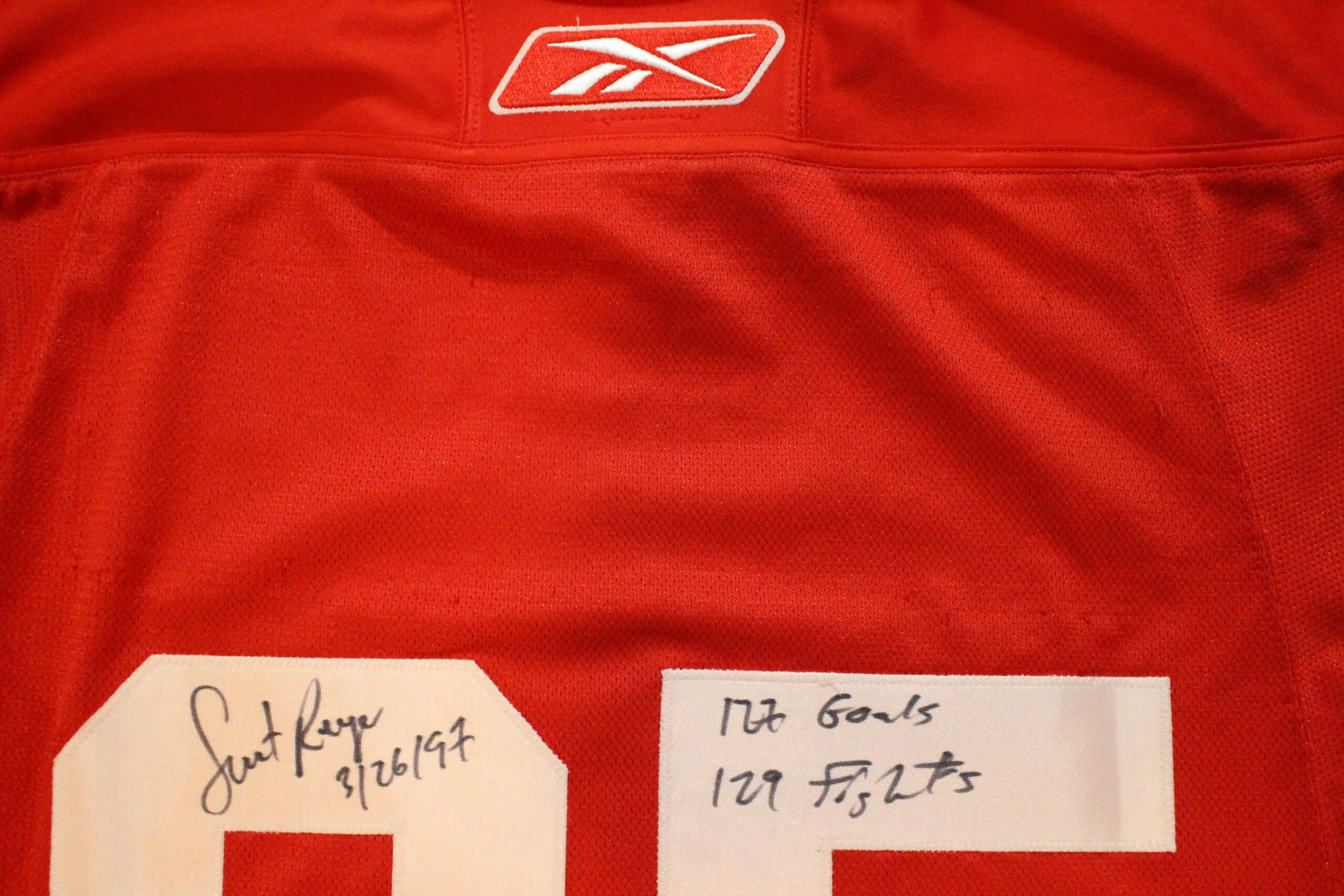 DARREN MCCARTY Signed Detroit Red Wings Red Adidas PRO Jersey - Autographed  NHL Jerseys at 's Sports Collectibles Store