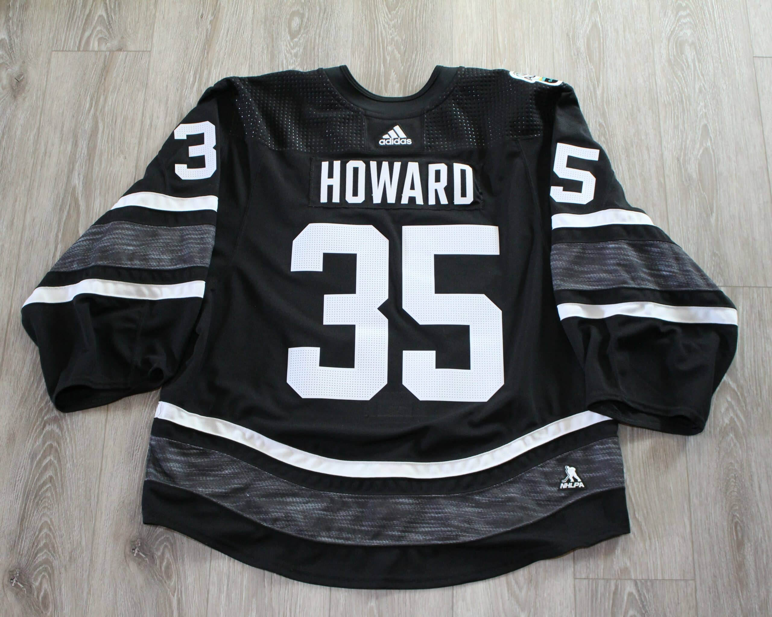 Jimmy Howard 2019 All-Star Detroit Red Wings Atlantic Division Media Worn  Jersey 