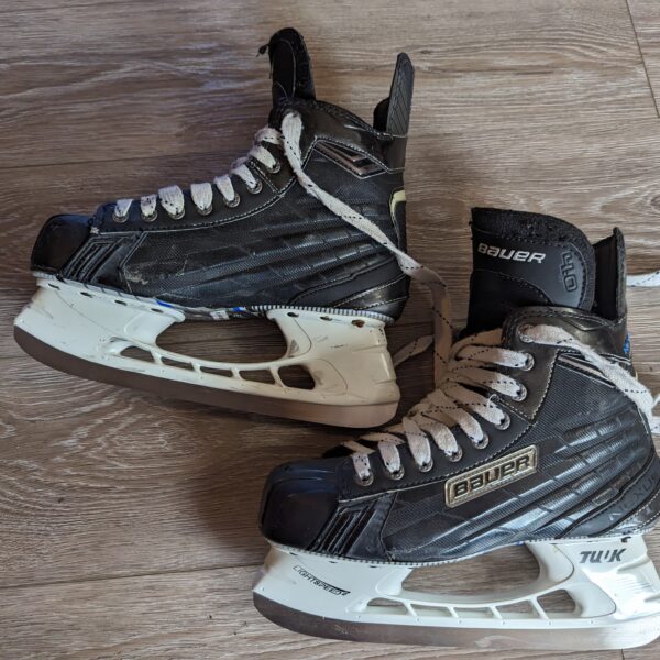 Luke Glendening Game Used Detroit Red Wing Skates