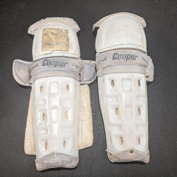 Gordie Howe Game Used 1974 Summit Series Shin Guards